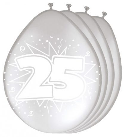 ballonnen-25-zilver