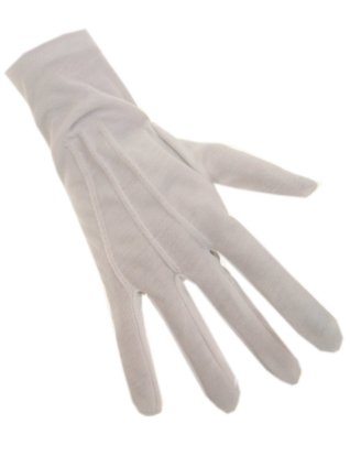 handschoen katoen wit