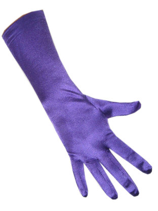 handschoenen satijn paars