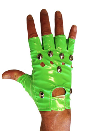 handschoenen punk groen
