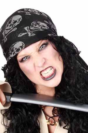 piratendoek zwart