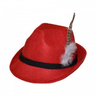 hoed tirol rood