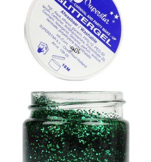 glittergel groen