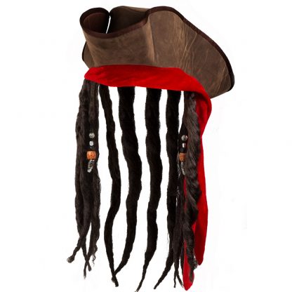 Piratenhoed met dreads