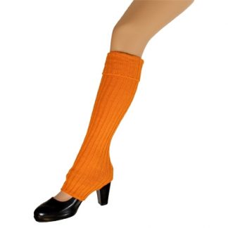 Beenwarmers neon oranje