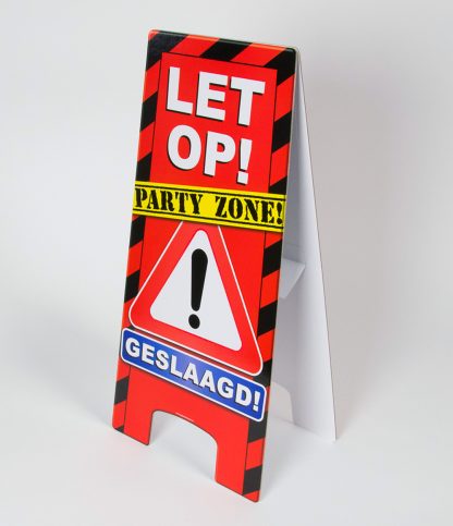 Waarschuwingsbord Geslaagd - Afbeelding 2