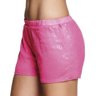 Hotpants neon roze