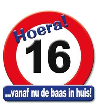 Huldeschild verkeersbord