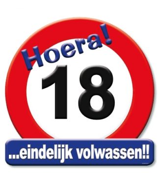 Huldeschild verkeersbord