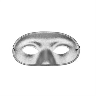 Oogmasker Domino zilver