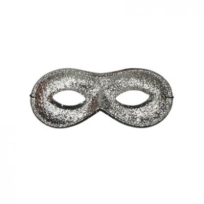 Oogmasker farfalla zilver glitter