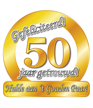 gouden 50 jarig huwelijk