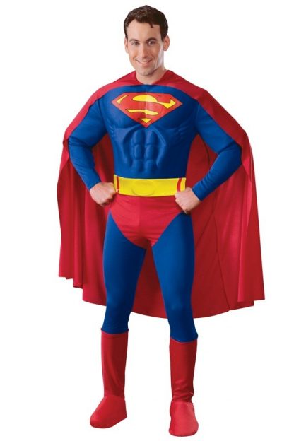 Superman muscle chest onesie
