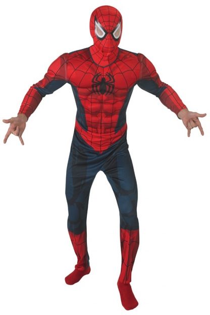 Spiderman muscle chest onesie