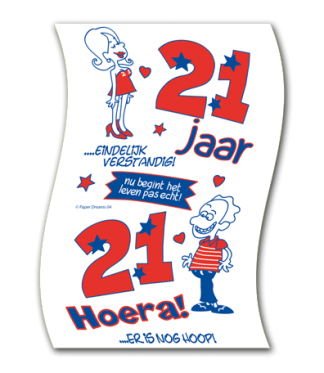 toiletpapier 21 jaar