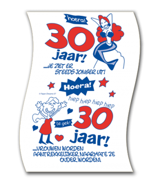 toiletpapier 30 jaar vrouw