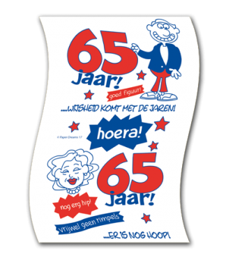 toiletpapier 65 jaar