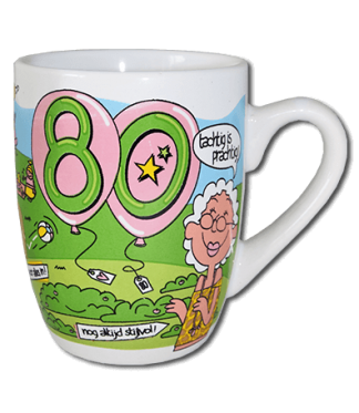 cartoon mok 80 jaar