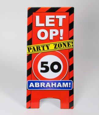 Warning sign 50 Abraham