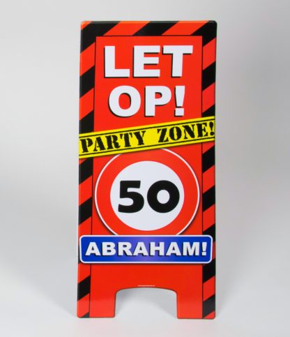 Warning sign 50 Abraham