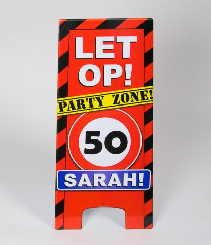warning sign 50 sarah