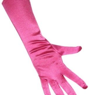 Handschoenen Satijn hard Roze