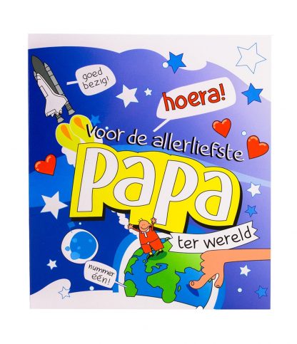 Wenskaart cartoon papa