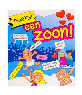 wenskaart cartoon zoon