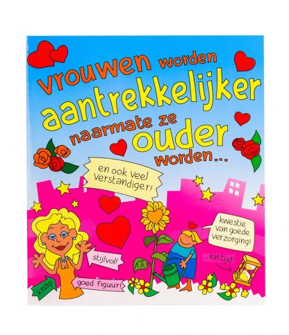 wenskaart cartoon vrouw