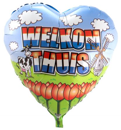 Folieballon welkom thuis