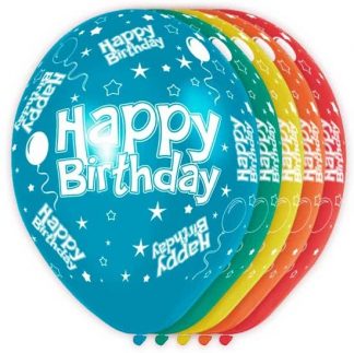 (Helium)Ballonnen Happy birthday