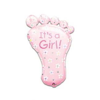 Folieballon Foot Its a girl