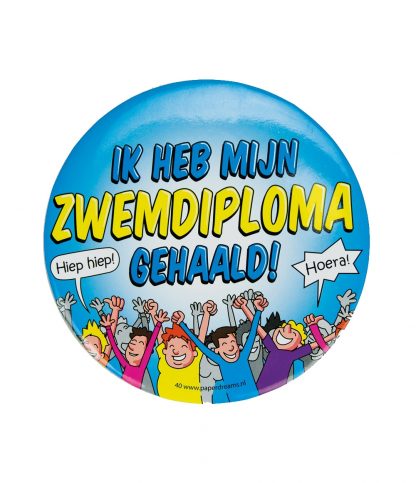 Button XL zwemdiploma