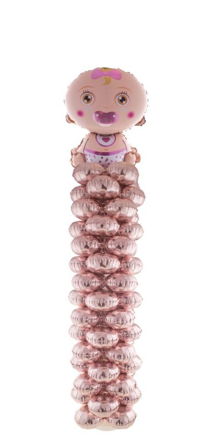 Baby ballonnen standaard Meisje