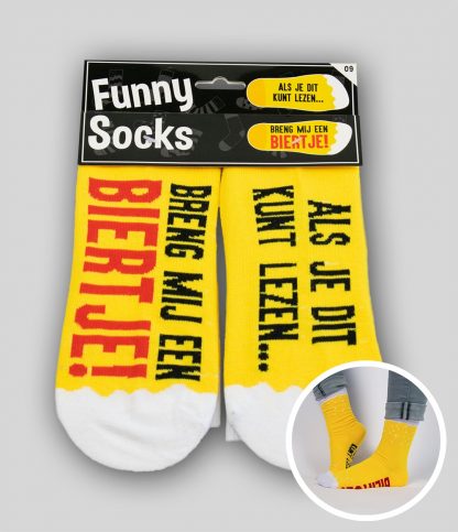 Funny socks Breng mij een biertje