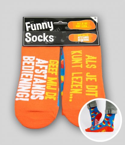 Funny socks Geef mij de afstandsbediening