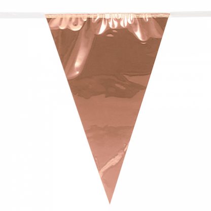 Metallic Vlaggenlijn roségoud - Afbeelding 2