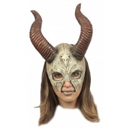 Masker Mythical Horned Skull