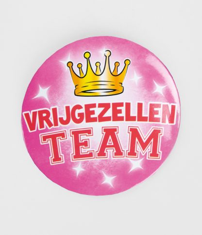 XL Button vrijgezellen team roze