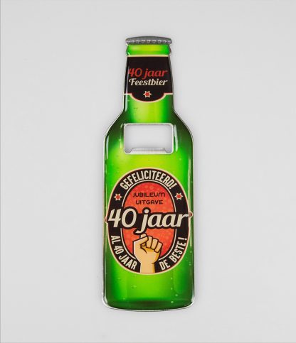Bieropener Gefeliciteerd! 40 jaar