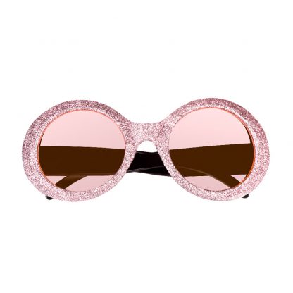 Partybril glitter Jackie roze