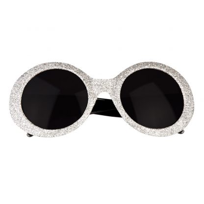 Partybril glitter jackie zilver