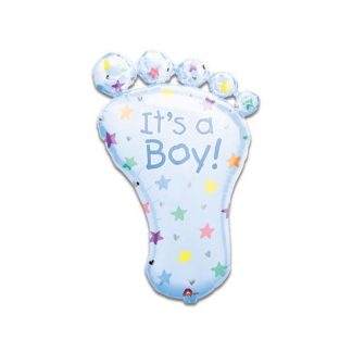 Folieballon Foot its a boy