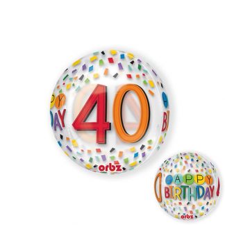 Heliumballon rainbow 40 jaar