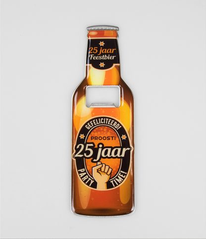 bier opener 25 jaar