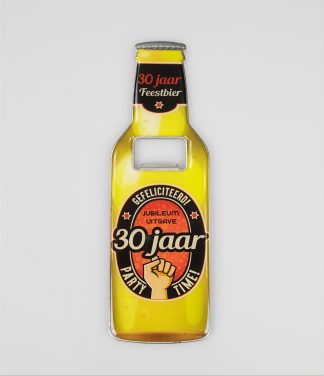 bier opener 30 jaar