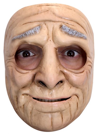 Latex masker funny old woman