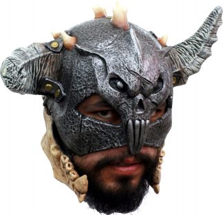 Latex hoofdmasker Mandible Warrior