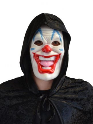 Masker lachende clown PVC