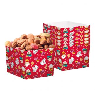 set van 6 snoepbakjes sinterklaas